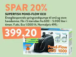 Plantorama SUPERFISH POND-FLOW ECO tilbud