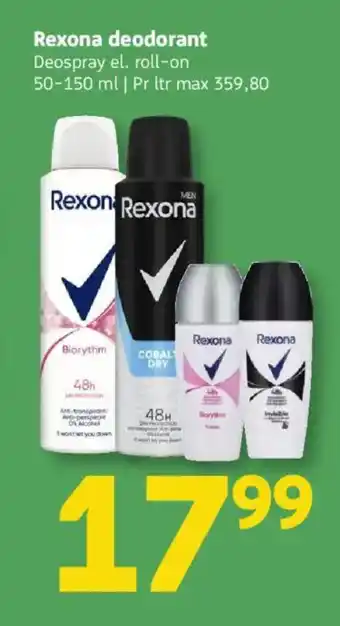 Løvbjerg Rexona deodorant tilbud