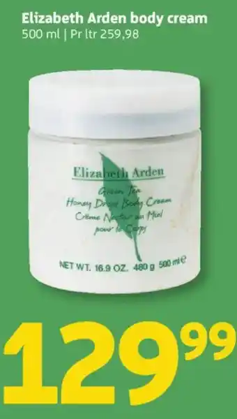 Løvbjerg Elizabeth Arden body cream tilbud