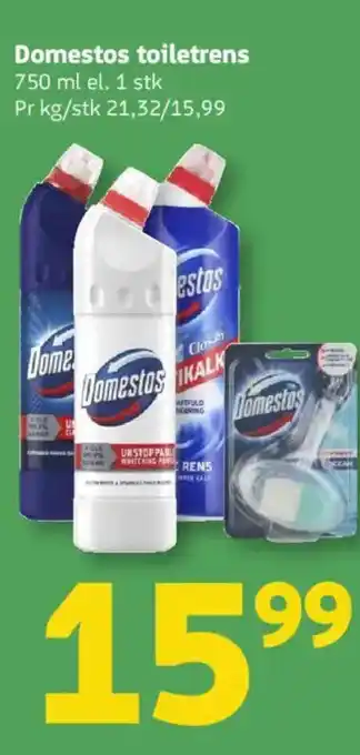 Løvbjerg Domestos toiletrens tilbud