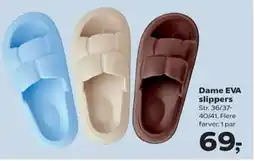 Kvickly Dame EVA slippers tilbud