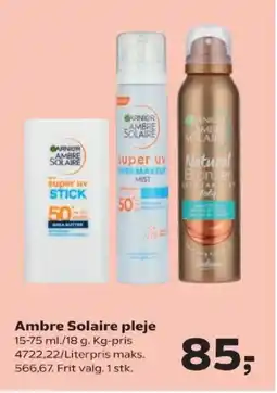 Kvickly Ambre Solaire pleje tilbud