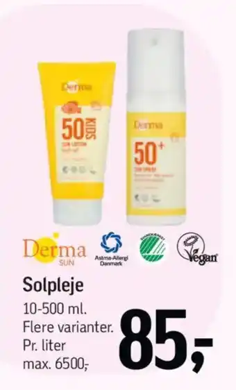 Føtex Solpleje tilbud