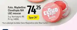 Føtex Maybelline Cloudtopia 16H L&C mousse tilbud