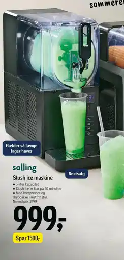 Føtex Salling Slush ice maskine tilbud