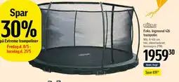 Føtex Inground 426 trampolin tilbud