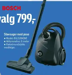 Føtex BOSCH Støvsuger med pose tilbud