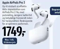 Føtex Apple AirPods Pro 3 tilbud