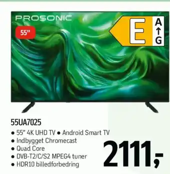 Føtex PROSONIC 55UA7025 tilbud