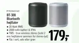 Føtex PROSONIC BT-300 Bluetooth højttaler tilbud
