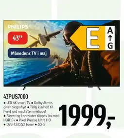 Føtex PHILIPS 43PUS7000 tilbud