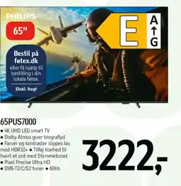 Føtex PHILIPS 65PUS7000 tilbud