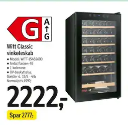 Føtex Witt Classic vinkøleskab tilbud