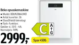 Føtex Beko opvaskemaskine tilbud