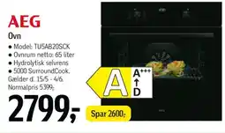Føtex AEG Ovn tilbud