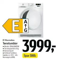 Føtex Electrolux Tørretumbler tilbud