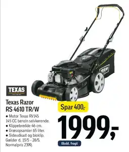 Føtex Texas Razor RS 4610 TR/W tilbud