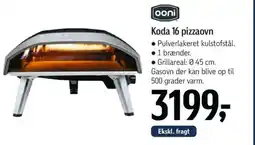 Føtex Koda 16 pizzaovn tilbud