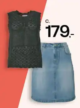 Føtex Vest eller denimnederdel tilbud