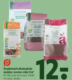 Coop 365 Ånglamark økologiske nødder, kerner eller frø tilbud