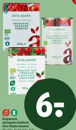 Coop 365 Ånglamark økologiske hakkede eller flåede tomater tilbud