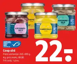 Coop 365 Coop sild (flere varianter) tilbud