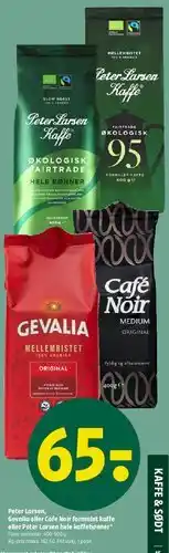 Coop 365 Peter Larsen, Gevalia eller Cafe Noir tilbud