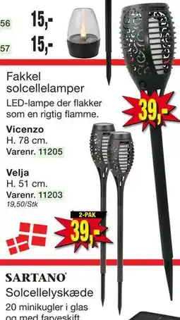 Harald Nyborg Fakkel solcellelamper tilbud