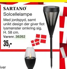 Harald Nyborg Solcellelampe tilbud