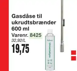 Harald Nyborg Gasdåse til ukrudtsbrænder 600 ml tilbud