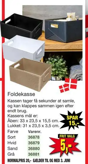 Foldekasse