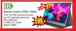 Harald Nyborg Bærbar skærm PMO-15604 tilbud