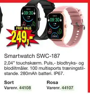 Harald Nyborg Smartwatch SWC-187 tilbud