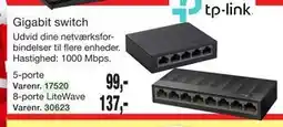 Harald Nyborg Gigabit switch tilbud