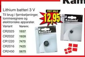 Harald Nyborg Lithium batteri 3 V tilbud