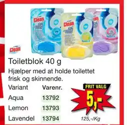 Harald Nyborg Toiletblok 40 g tilbud