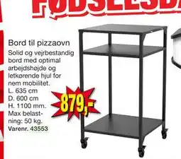 Harald Nyborg Bord til pizzaovn tilbud