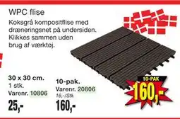 Harald Nyborg WPC flise tilbud