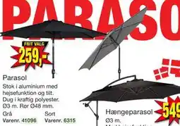 Harald Nyborg Parasol tilbud