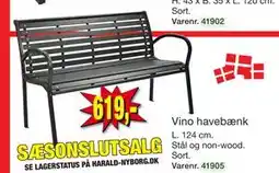 Harald Nyborg Vino havebænk tilbud