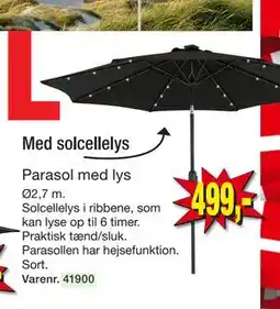 Harald Nyborg Parasol med lys tilbud