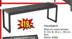 Harald Nyborg Havebænk tilbud