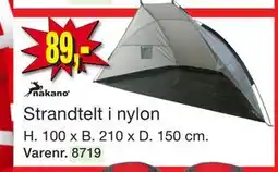 Harald Nyborg Strandtelt i nylon tilbud