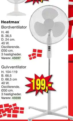 Harald Nyborg Gulvventilator tilbud