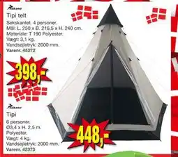 Harald Nyborg Tipi telt tilbud