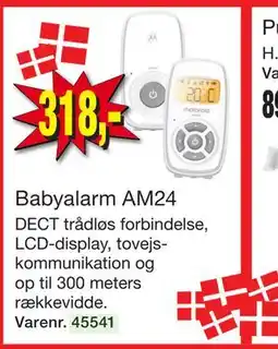 Harald Nyborg Babyalarm AM24 tilbud