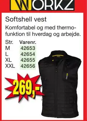 Harald Nyborg Softshell vest tilbud