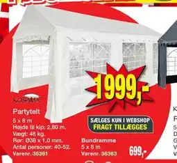 Harald Nyborg Partytelt tilbud