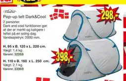 Harald Nyborg Pop-up telt Dark&Cool tilbud