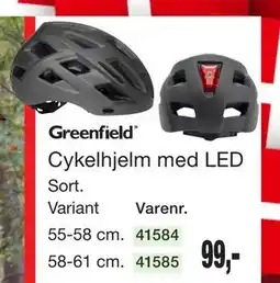 Harald Nyborg Cykelhjelm med LED tilbud